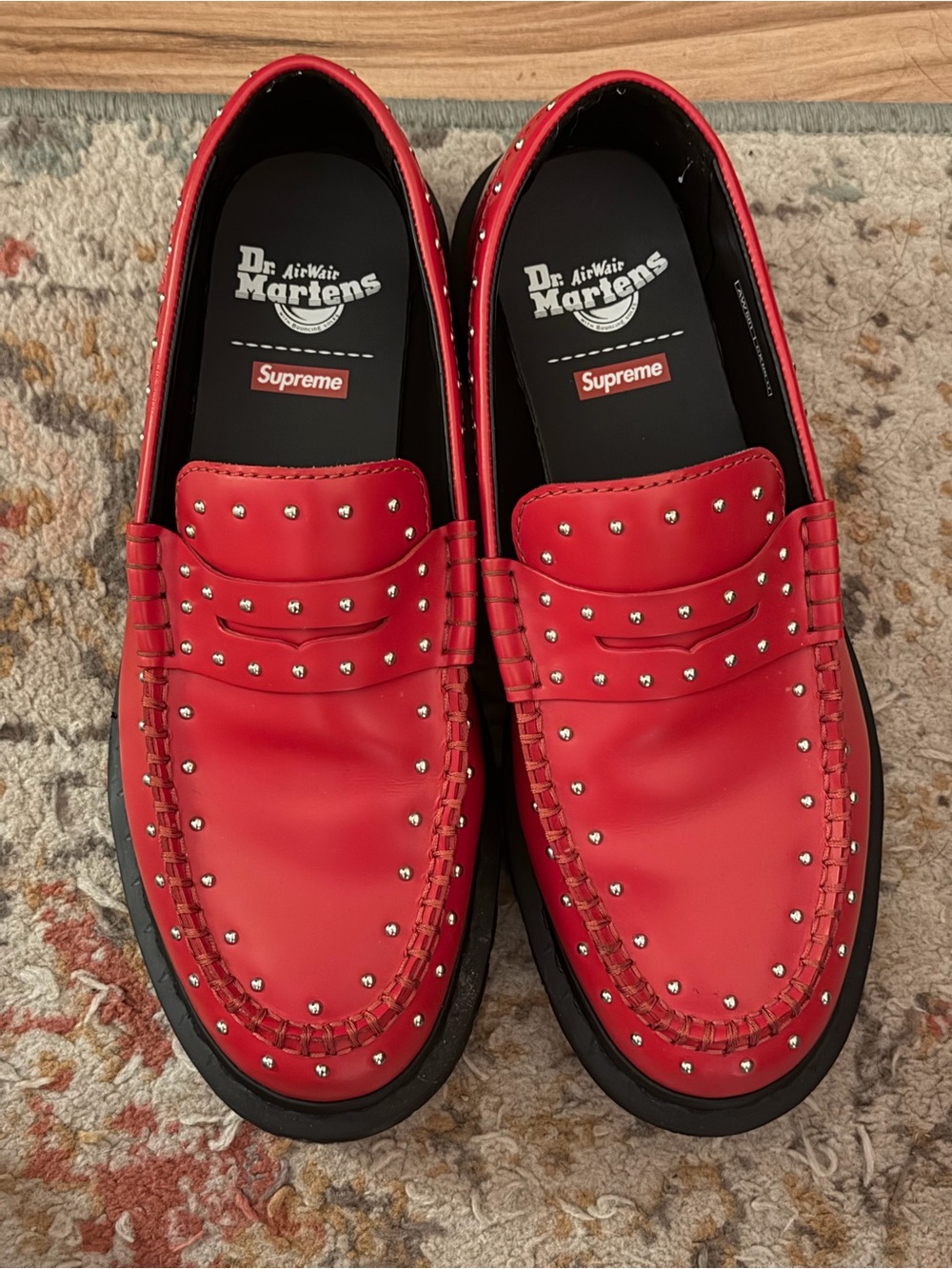 Dr Martens x Supreme Penton
Stud Loafer - Poppy Red